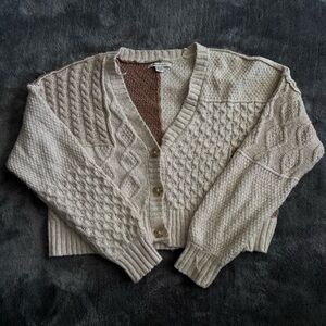 American Eagle Color Block Cardigan